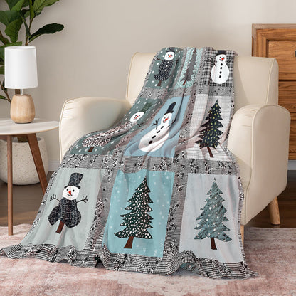 Shineful Fleece Blanket Frosty Winter Wonderland