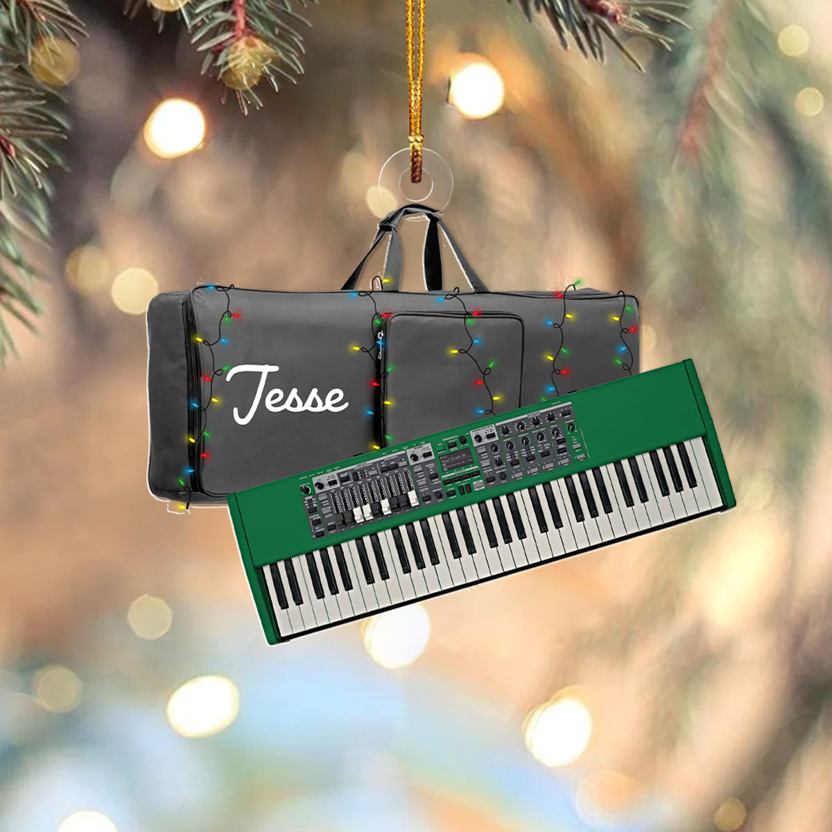 Shineful 2D Acrylic Ornament - Personalized Keyboard Ornament Collection