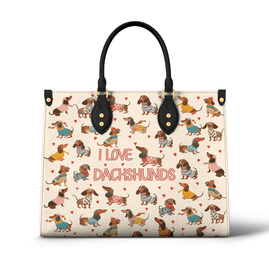 Shineful Leather Bag Dachshund Lovely Delight