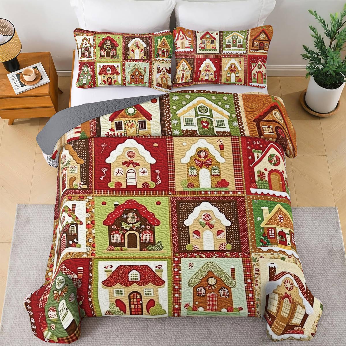 Shineful All Season Quilt 3-Piece Set - Candy House