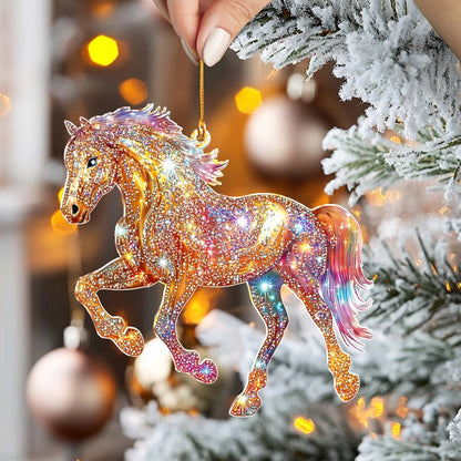 Shineful 2D Acrylic Ornament  Illuminated Unicorn