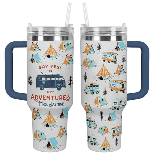 Camping Personalisieren Shiny Tumbler Neue Abenteuer