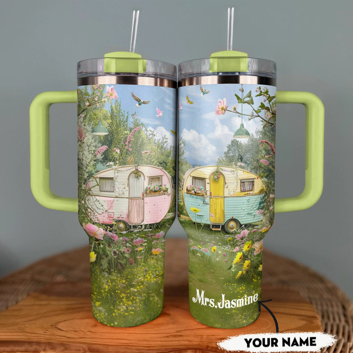 Aventure camping Bliss avec Shineful Tumbler