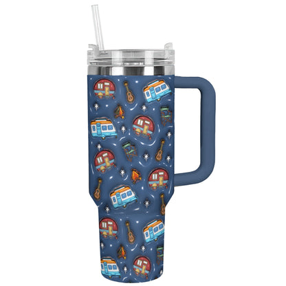 Shineful Tumbler Camping Sternennacht 3D Puffy gedruckt