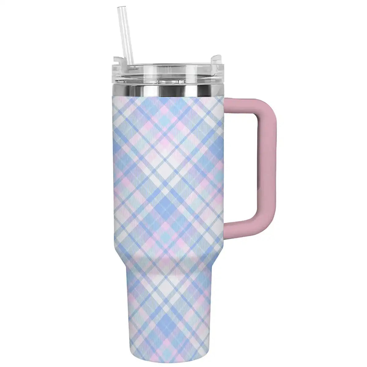 Shineful Tumbler Plaid Pattern