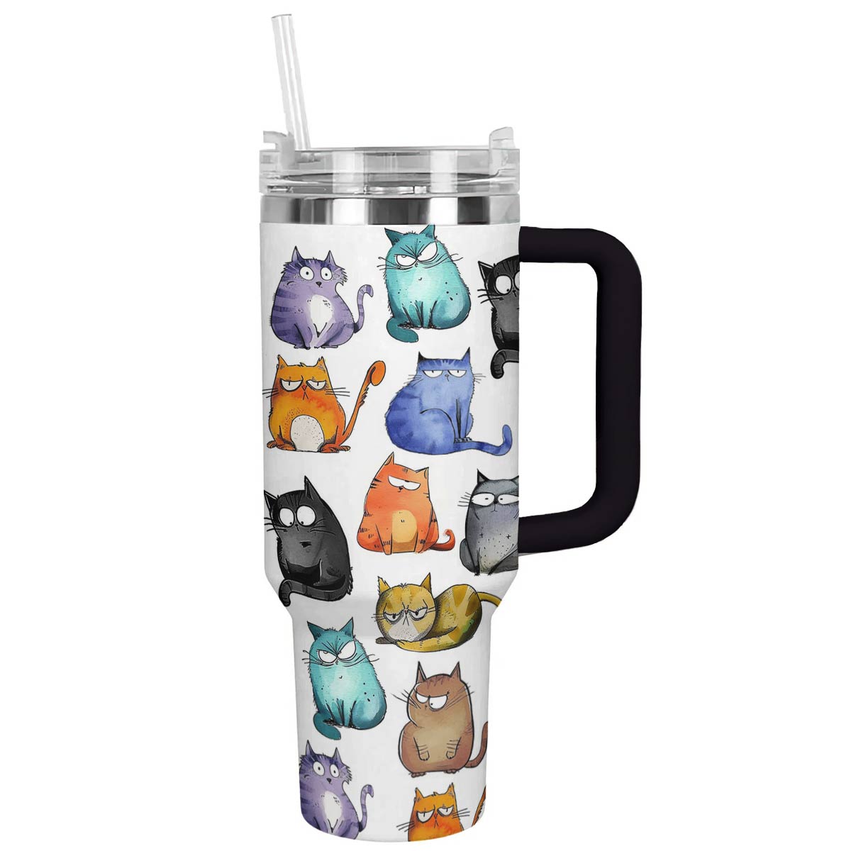 Chat Shineful Tumbler Incroyable Cool Faces