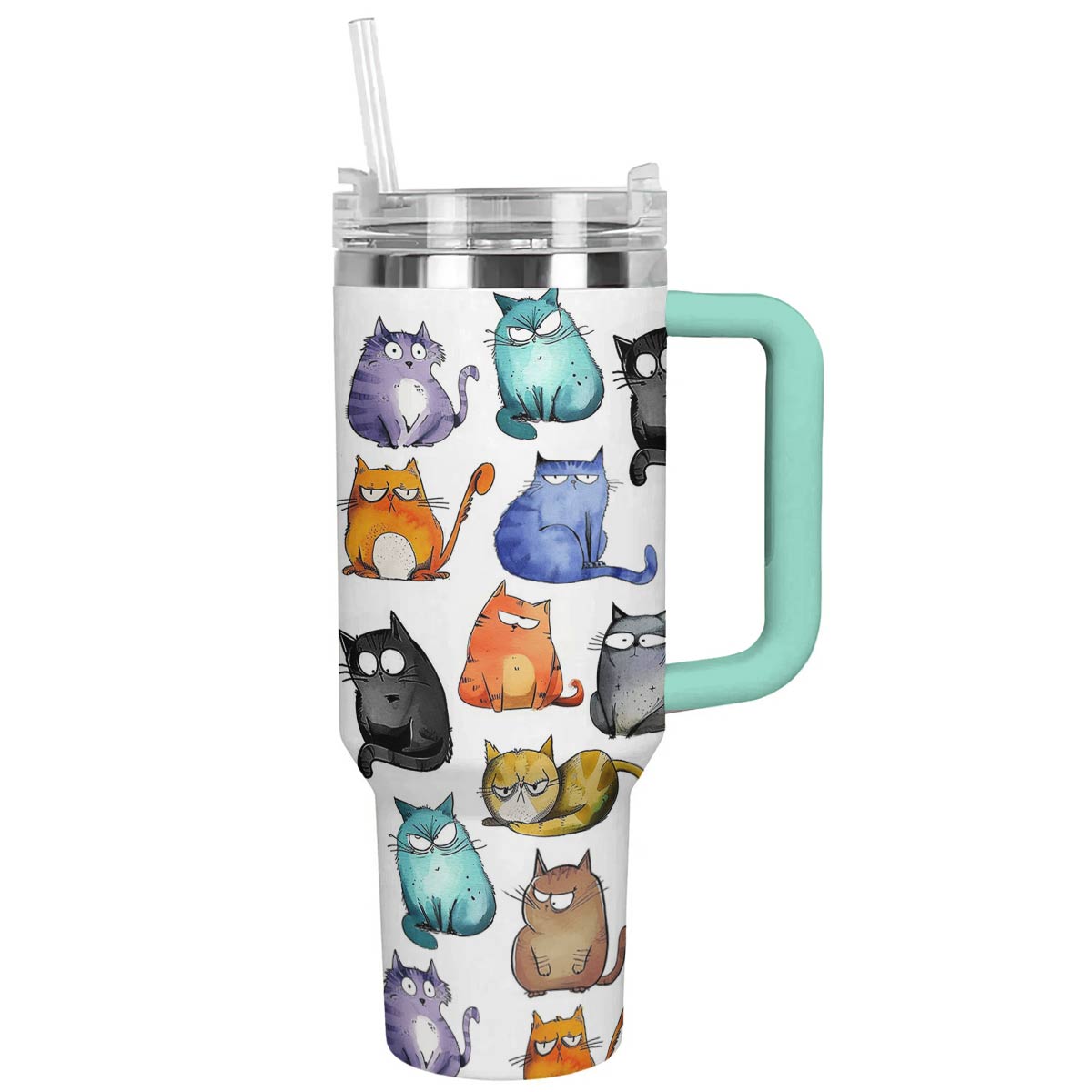 Chat Shineful Tumbler Incroyable Cool Faces