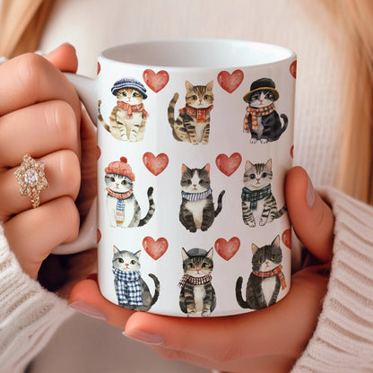 Shineful Ceramic Mug Cozy Cats