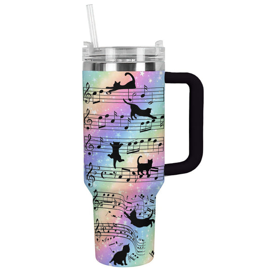 Shineful Tumbler Melodic Cat Serenade