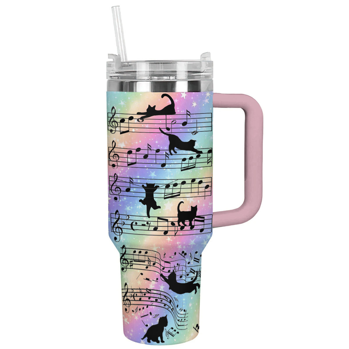 Shineful Tumbler Melodic Cat Serenade