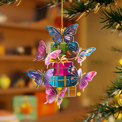 Shineful 2D Acrylic Ornament - Butterfly Gift Dance