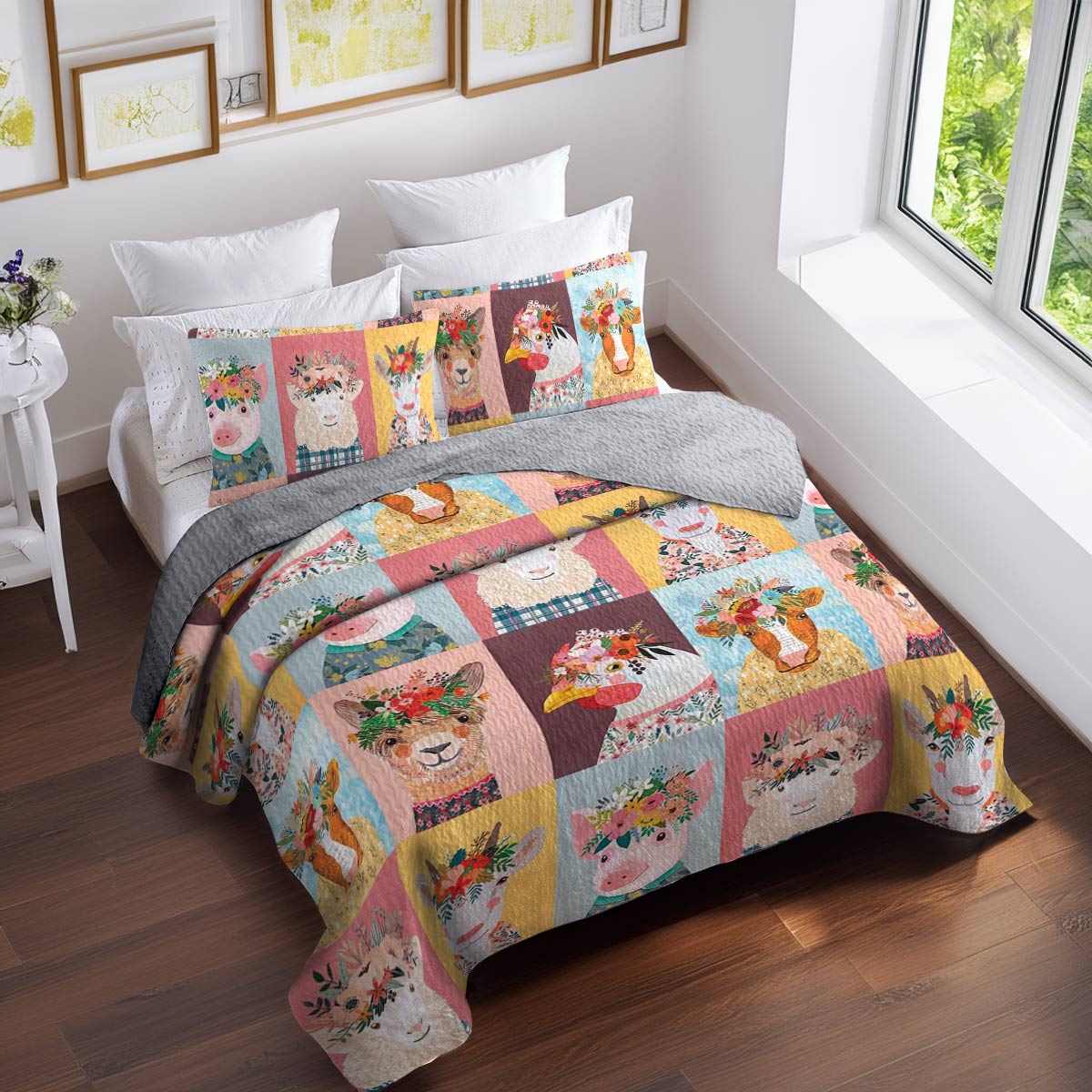 Shineful All Season Quilt 3-Piece Set Country Charm