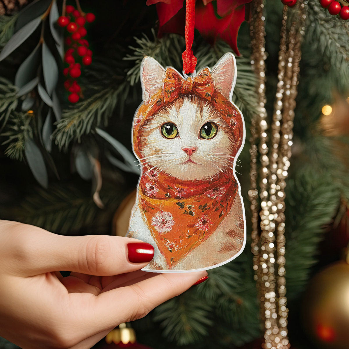 Shineful 2D Acrylic Ornament Meow Holiday