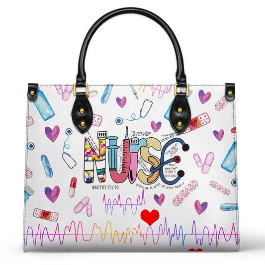 Shineful Leather Bag Nurse Colorful