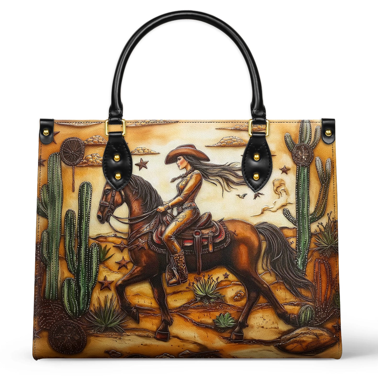 Shineful Leather Bag Cowgirl Spirit