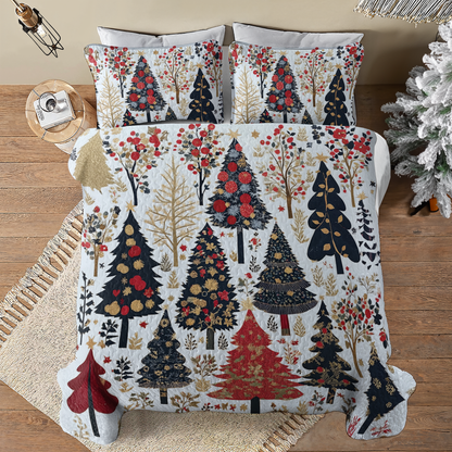 Shineful All Season Quilt 3-Piece Set Mystical Forest