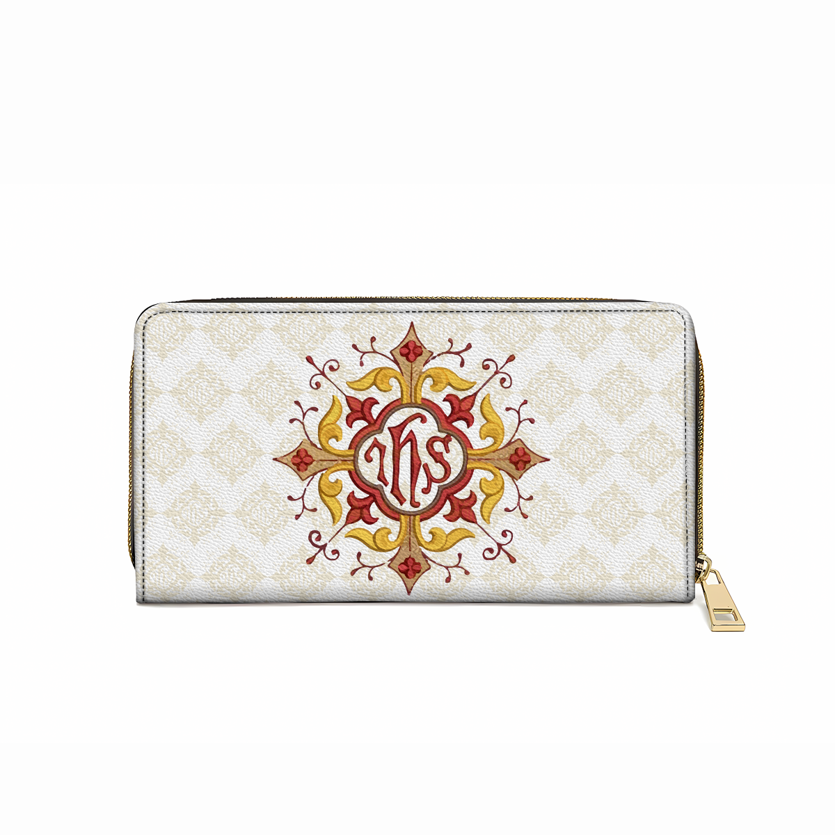 Shineful Leather Clutch Purse With Wristlet Strap Handle Divine Grace