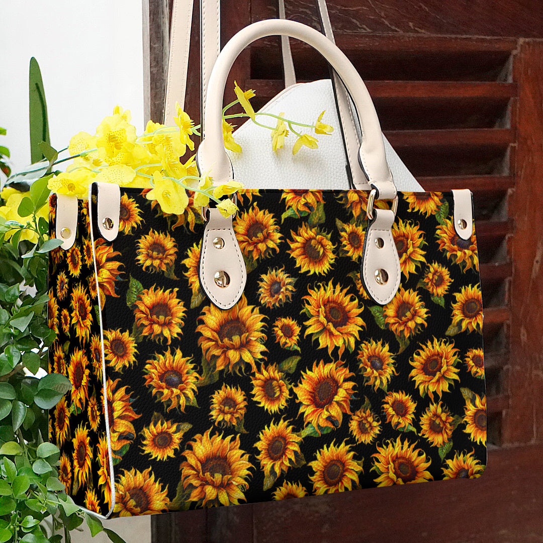 Shineful Leather Bag Sunburst Elegance