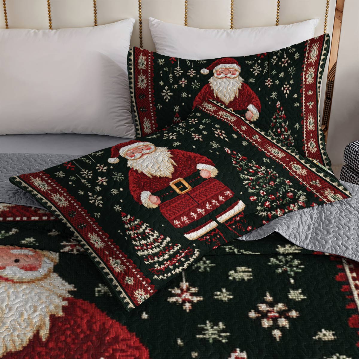 Shineful All Season Quilt 3-Piece Set Cozy Christmas