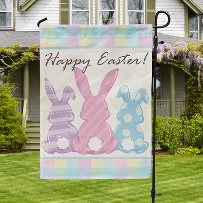 Shineful Garden Flag 12" x 18" Pastel Bunny Blessings