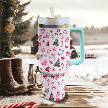 Shineful Tumbler Pink Christmas Wonderland