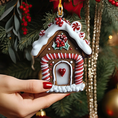 Shineful Acrylic Ornament Sweet Christmas House