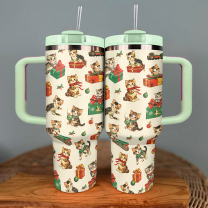 Shineful Tumbler Xmas Kitty