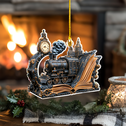 Shineful 2D Acrylic Ornament Train To Christmas Mystery