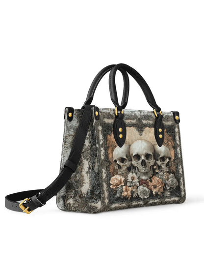 Shineful Leather Bag Ethereal Skull Garden