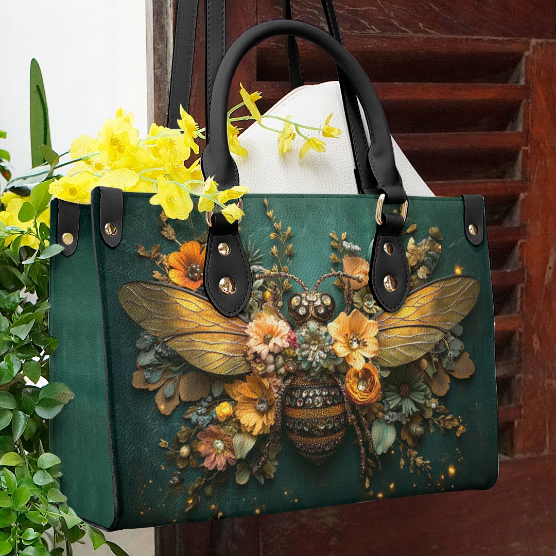 Shineful Leather Bag Queen Bee Elegance