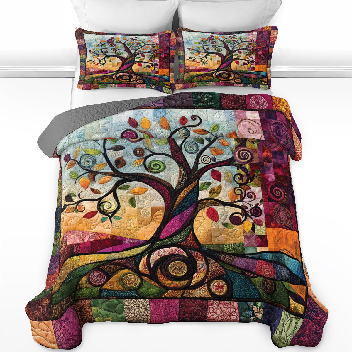 Shineful All Season Quilt 3-Piece Set The Shelter of Unity and Harmony