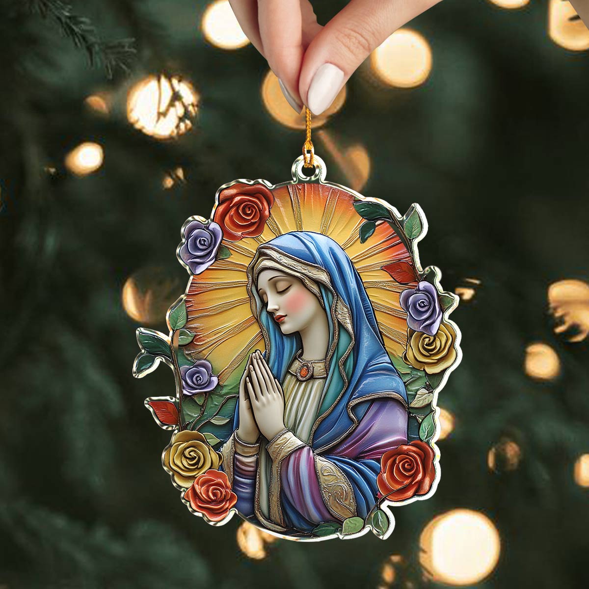 Shineful 2D Acrylic Ornament Graceful Prayer