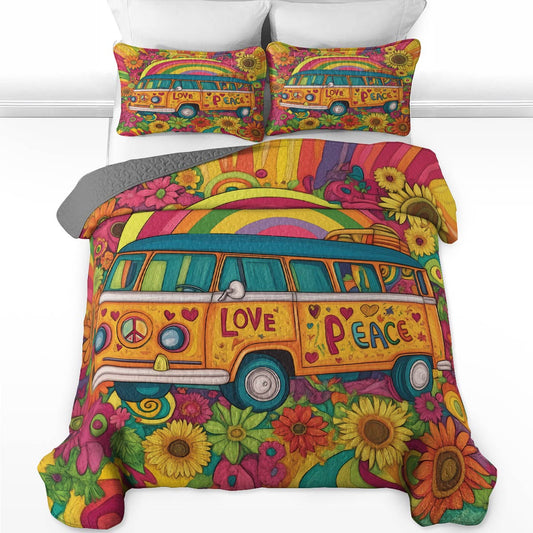 Shineful All Season Quilt 3-Piece Set - Van Life Vibe