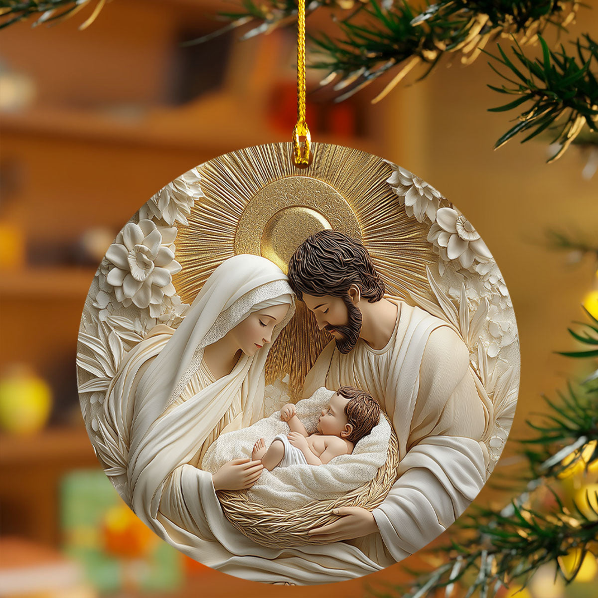 Shineful 2D Acrylic Ornament - Holy Family