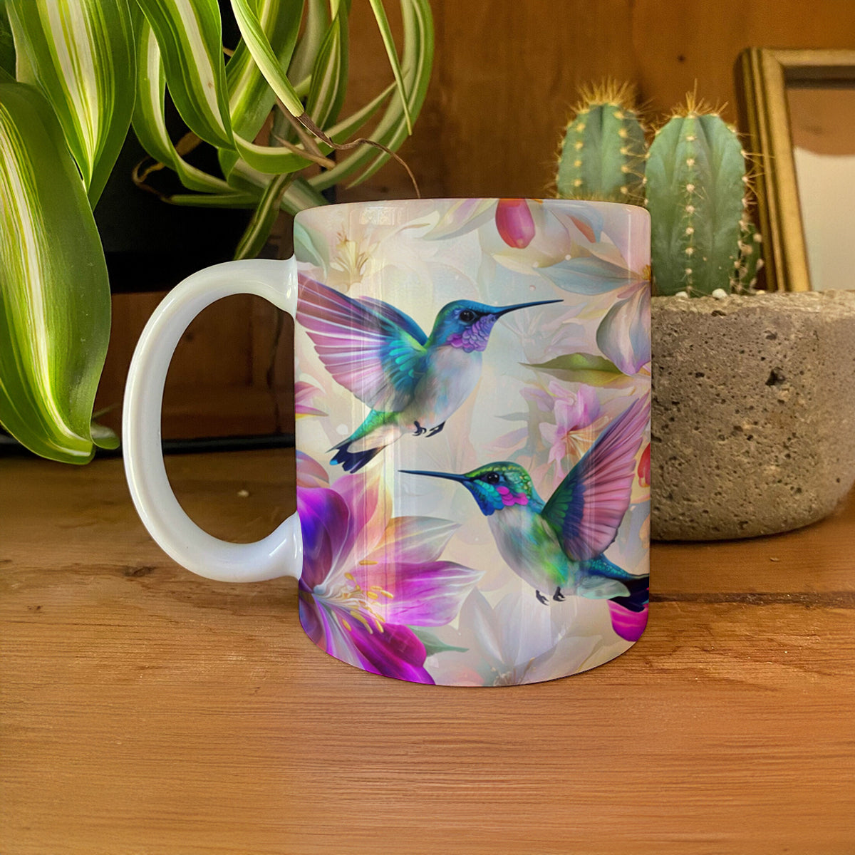 Shineful Ceramic Mug Hummingbird Serenity