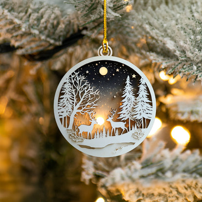 Shineful 2D Acrylic Ornament - Winter Wonderland Dee