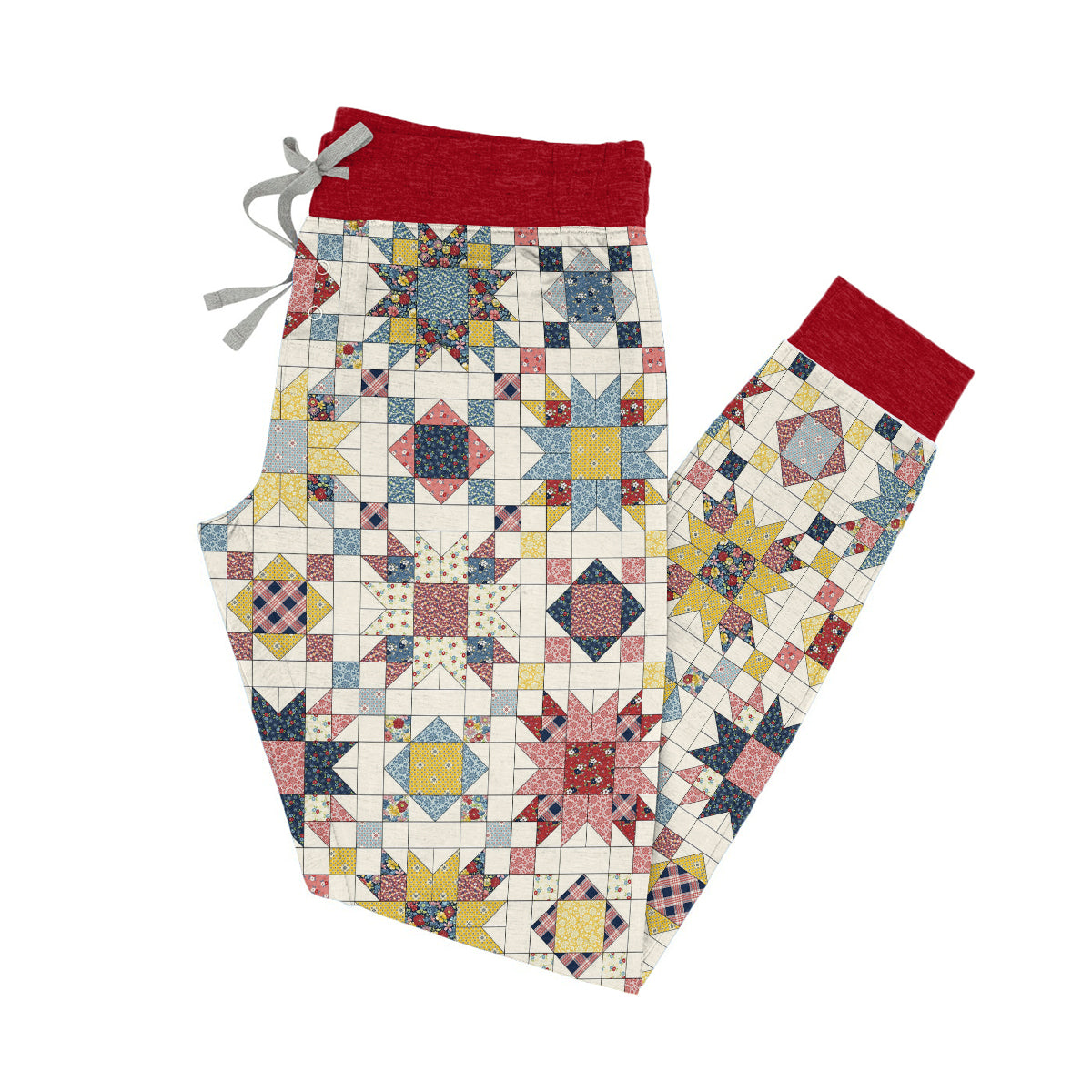 Shineful Pajama Sets  Cute Star Quilt