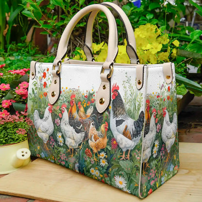 Shineful Leather Bag Elegant Chicken