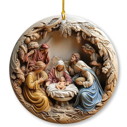 Shineful 2D Acrylic Ornament - Pack Discount Nativity Christmas