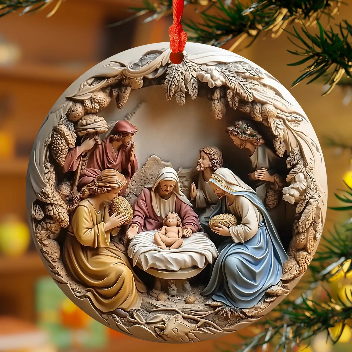 Shineful 2D Acrylic Ornament - Pack Discount Nativity Christmas