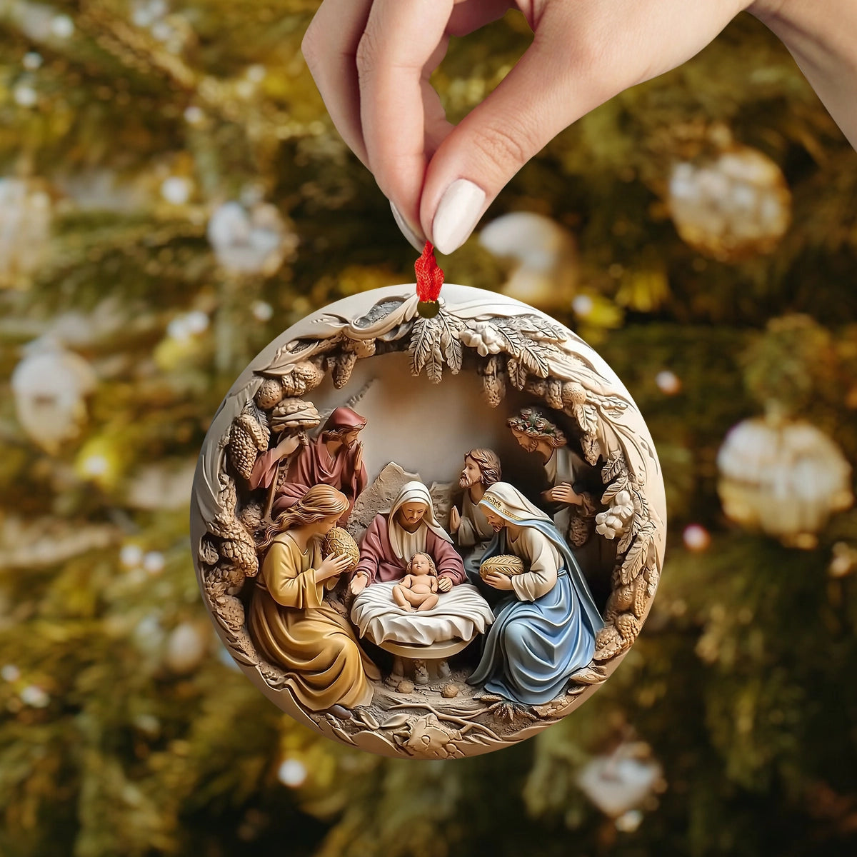 Shineful 2D Acrylic Ornament - Pack Discount Nativity Christmas