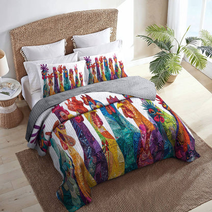 Shineful All Season Quilt 3-Piece Set All You Need Is Sleep