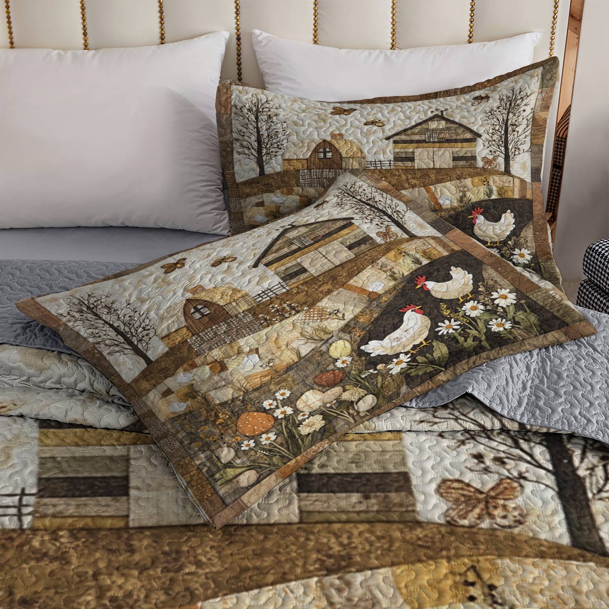 Shineful All Season Quilt 3-Piece Set Beautiful Land