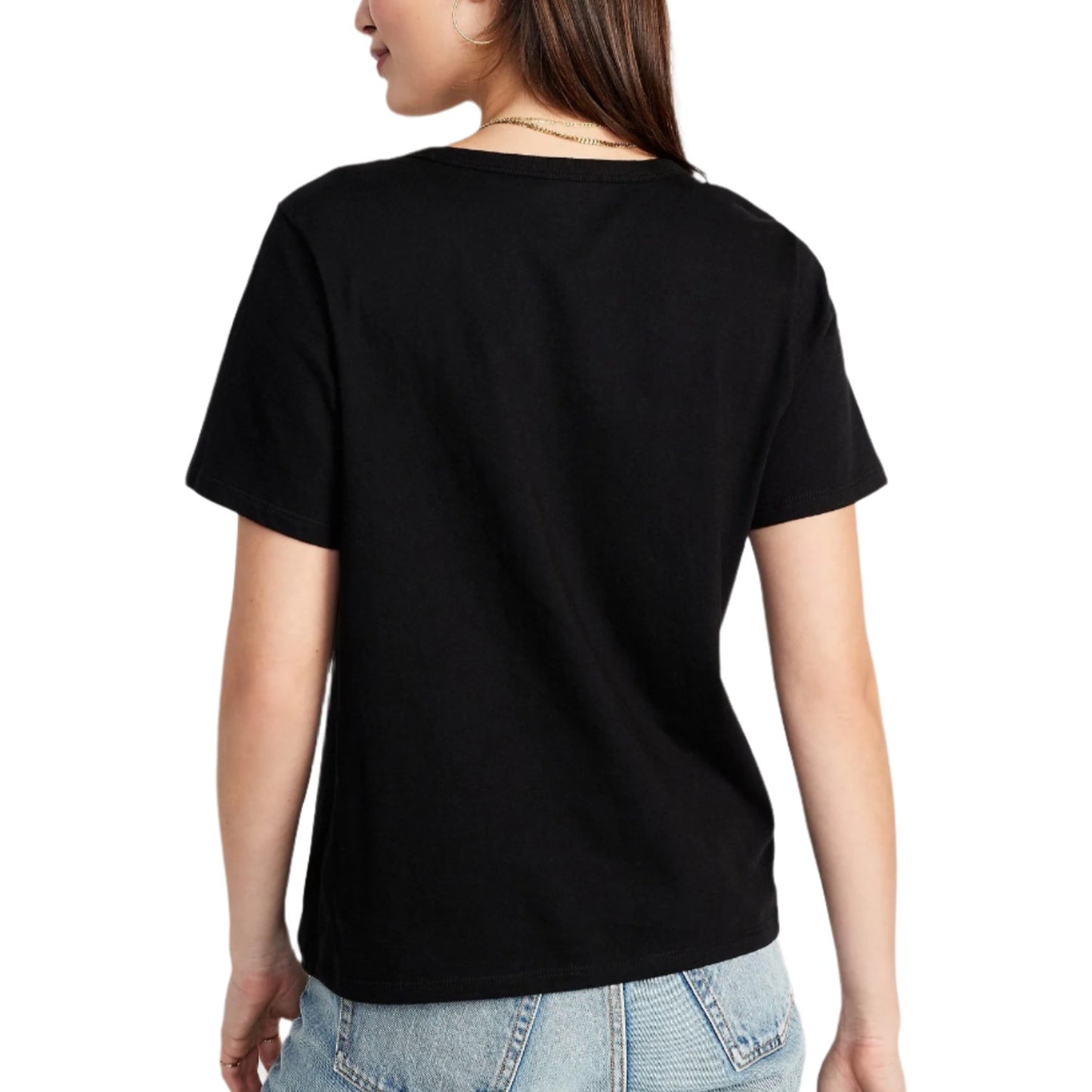 T-shirt col V pour femme Shineful La vie était belle