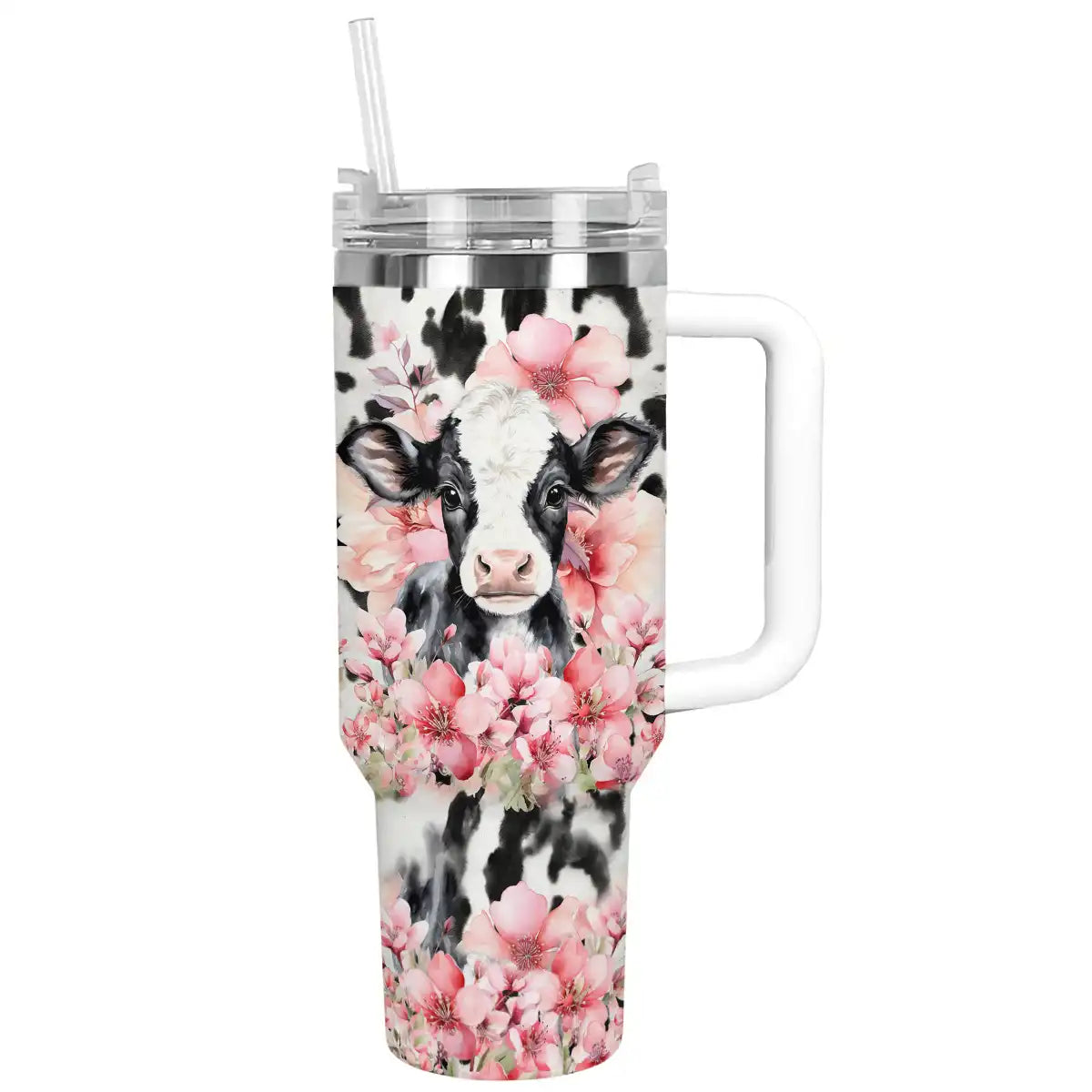 Shineful Tumbler Blossoms Dairy Cow