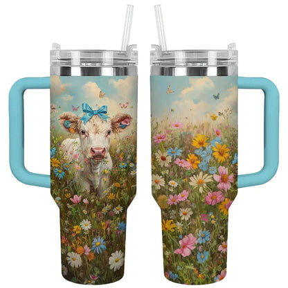 Shineful Tumbler Meadow Moo Cow