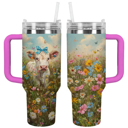 Shineful Tumbler Meadow Moo Cow