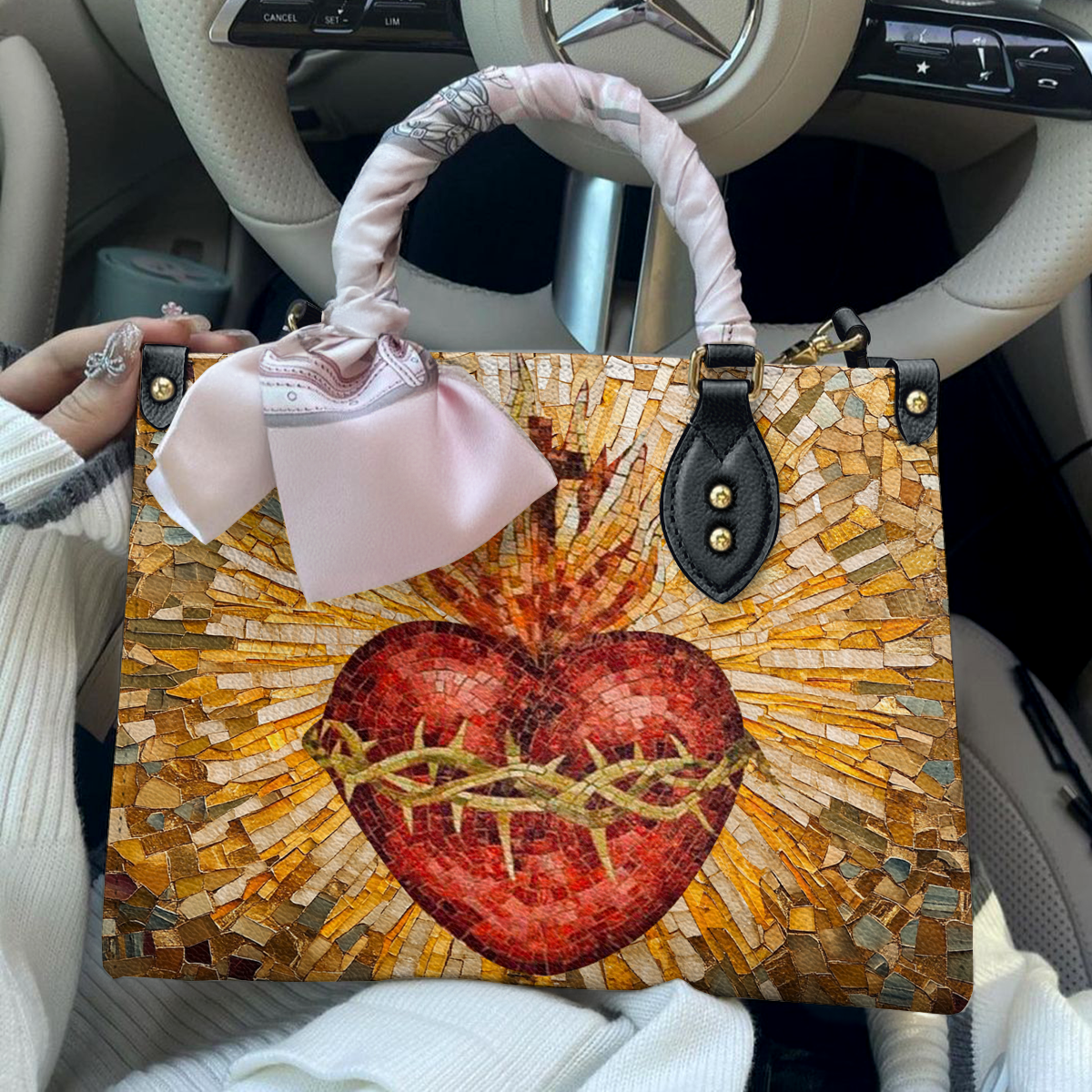 Shineful Leather Bag Sacred Mosaic