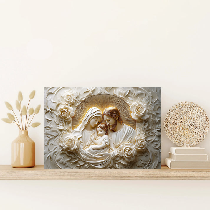 Shineful 2D Metal Sign The Holy Family