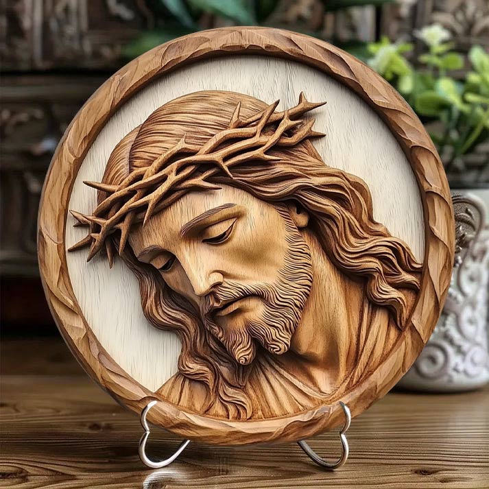 Shineful 2D Wooden Plaque, Hanging Decor, Door Sign Divine Sacrifice